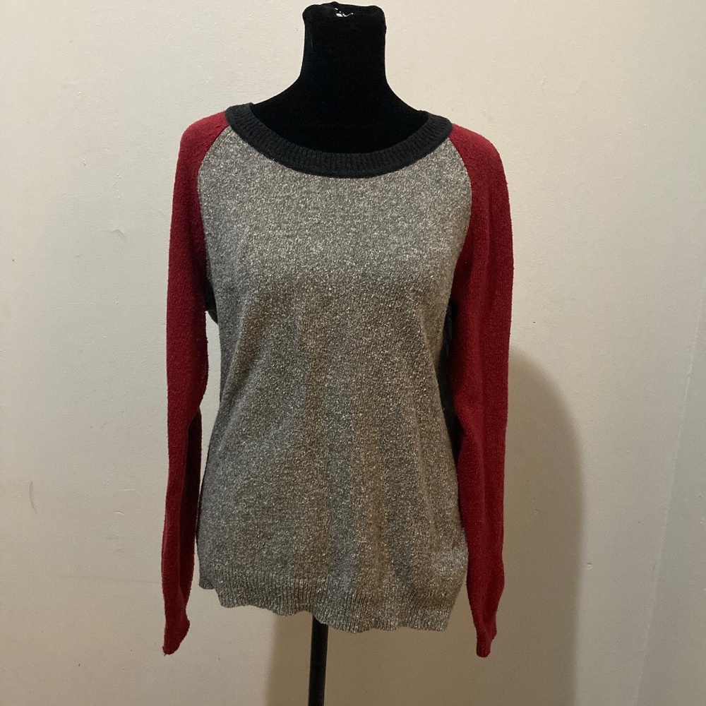 Patagonia‎ Burgundy/Gray Sweater (Size M)